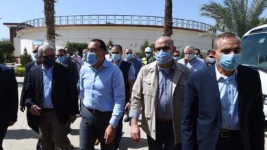 صورة رئيس الوزراء يتفقد محطة معالجة مياه الصرف الصحي بكفر الشيخ