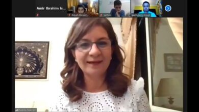 صورة وزيرة الهجرة تشارك في لقاء تفاعلي عبر “زووم” ضمن معسكر لـ 55 طفلا من أبناء المصريين بنيوزلندا