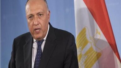 صورة وزير الخارجية يعرب عن خالص التعازي لدولة الجزائر في حادث تسرب الغاز 