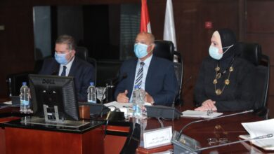 صورة وزراء قطاع الأعمال والنقل والتجارة والصناعة يبحثون  تنفيذ تطوير الاسطول التجاري المصري 