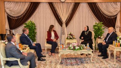 صورة اجتماع موسع لوزراء قطاع الأعمال والهجرة والصناعة ورئيس العربية للتصنيع لبحث التحضير والعداد لمؤتمر “مصر تستطيع بالصناعة” 