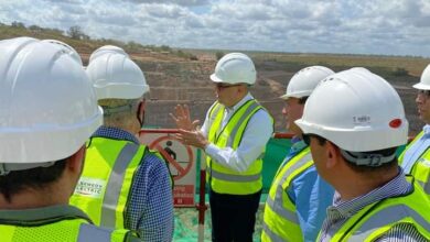 صورة وزير الإسكان يتفقد مشروع إنشاء سد ومحطة جيوليوس نيريرى لتوليد الطاقة الكهرومائية بنزانيا