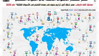صورة بالإنفوجراف… مصر تتصدر الأسواق الناشئة في احتواء التضخم