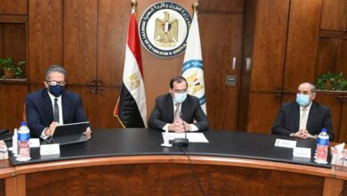 صورة اجتماع ثلاثى بين وزراء البترول والسياحة والآثار والطيران لدعم القطاع السياحى وتحفيز نشاط الطيران