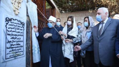 صورة وزيرا الأوقاف والهجرة ومحافظ دمياط يفتتحون مساجد الصفا والرحمة والنخيل برأس البر