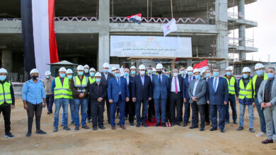 صورة رئيس البريد يتفقد مبني الهيئة بالعاصمة الادارية الجديدة