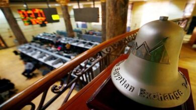 صورة البورصة تربح 5.9 مليار جنيه خلال تعاملات  اليوم الأثنين