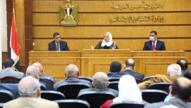 صورة وزيرة التضامن الاجتماعي تجتمع مع هيئة الشراء الموحد والجمعيات الأهلية العاملة في مجال الخدمات الطبية