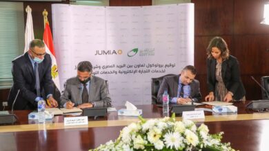صورة البريد المصري و شركة جوميا يوقعان بروتوكول تعاون في مجال الخدمات اللوجستية والتجارة الالكترونية