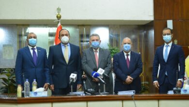 صورة بالتعاون مع فودفوان مصر وفايبر  .. هشام توفيق يشهد توقيع عقد استضافة البيانات والحوسبة السحابية للشركات التابعة لشركات قطاع الاعمال العام