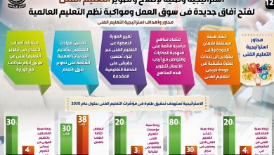 صورة استراتيجية وطنية لإصلاح وتطوير التعليم الفني لفتح آفاق جديدة في سوق العمل ومواكبة نظم التعليم العالمية