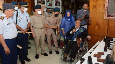 صورة القوات المسلحة تنظم معرضاً لإبداعات المحاربين القدماء بمناسبة الإحتفال بالذكرى الثامنة والأربعين لنصر أكتوبر  