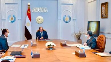 صورة الرئيس السيسى يعقد إجتماعا لاستعراض جهود تطوير منظومة صناعة الألمونيوم بمصر
