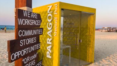 صورة لأول مرة كبائن عمل مزودة بالأنترنت مجانا لممارسة العمل على البحر مباشرة