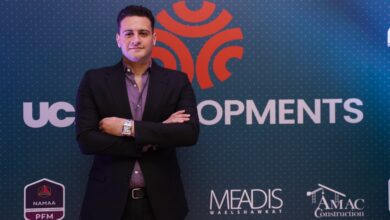 صورة الرئيس التنفيذى ل UC للتطوير العقارى سامح عواد : طرح وحدات تجارية بمشروع إيست تاور بنظام الإيجار الالزامى لضمان العائد على الاستثمار