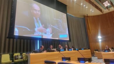 صورة محيي الدين يشارك في جلسة إحاطة بالأمم المتحدة بشأن نتائج مؤتمر الأطراف السابع والعشرين