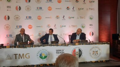 صورة عمر هشام: بطولة العالم للإسكواش ثاني حدث عالمي تستضيفه أندية مجموعة طلعت مصطفى