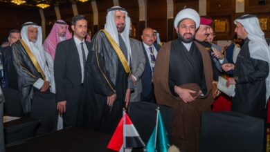 صورة وفد سعودي برئاسة وزير الحج والعمرة يعرض في العراق التسهيلات لقاصدي مكة والمدينة