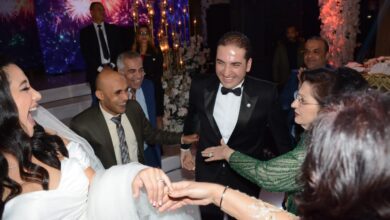 صورة نجوم المجتمع يشهدون حفل زفاف رجل الأعمال متى بشاي