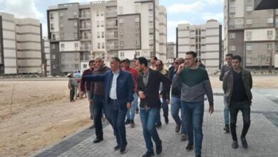 صورة وزير الإسكان يوجه بسرعة الانتهاء من المرحلة الثانية من سكن موظفي العاصمة الإدارية الجديدة..ورئيس جهاز مدينة بدر يتفقد الموقع