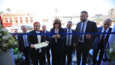 صورة إفتتاح فرع جديد لبنك التنمية الصناعية بمدينة المنصورة
