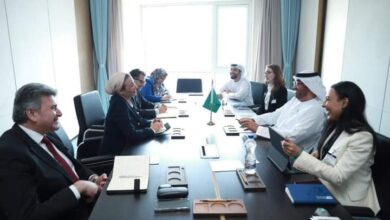 صورة وزيرة البيئة تلتقى الرئيس المعين لمؤتمر المناخ COP28 لبحث التنسيق الكامل مع الجانب الإماراتى للقمة القادمة