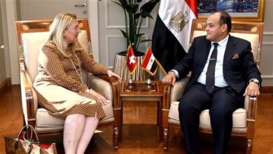 صورة وزير التجارة والصناعة : 2.1 مليار دولار استثمارات سويسرا في مصر