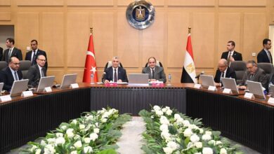 صورة وزير التجارة والصناعة يستقبل نظيره التركى  لبحث سبل الانتقال بمستويات التعاون الاقتصادي المشترك بين البلدين