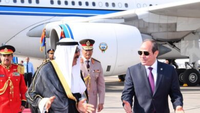 صورة الرئيس السيسي وأمير الكويت يشددان على ضرورة احترام سيادة ليبيا ووحدة وسلامة أراضيها