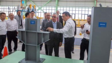 صورة باستثمارات 87.4 مليون يوان .. افتتاح مصنع للهياكل الفولاذية بـ “اقتصادية قناة السويس”