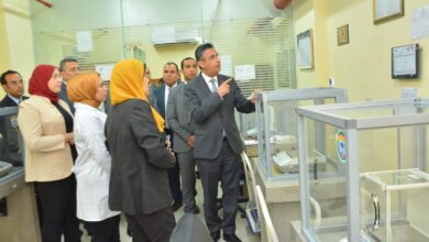 صورة وزير التموين يشدد على ضرورة الإنتهاء من منظومة التكويد ودمغ المشغولات الذهبية والمعادن الثمينة بالليزر