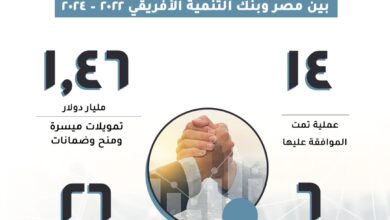 صورة المشروعات الممولة من البنك الإفريقي للقطاعين الحكومي والخاص …. إنفوجراف