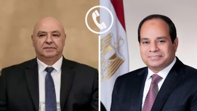 صورة الرئيس السيسي يُجري اتصالا هاتفيًا بنظيره اللبناني ويهنئه على انتخابه .