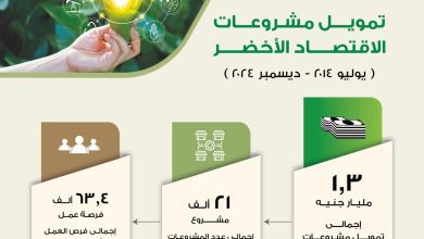 صورة رحمي : 1.3 مليار جنيه لتمويل21 ألف مشروع صغير ومتناهي الصغر في مجال الاقتصاد الأخضر