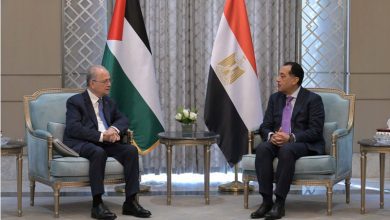 صورة مدبولي لنظيره الفلسطيني: خطة إعمار غزة ستشهد المزيد من التنسيق مع مختلف الأطراف لتنفيذها