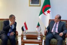 صورة وزير الخارجية والهجرة يلتقي بوزير الصناعة والإنتاج الصيدلاني الجزائري