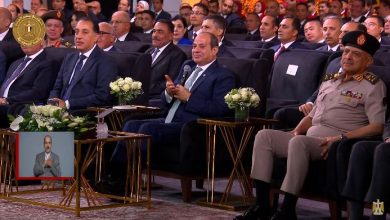 صورة الرئيس السيسي يتفقد جوًّا المشروع الجديد لمدينة مستقبل مصر.