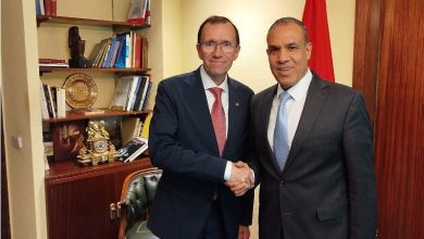 صورة وزير الخارجية والهجرة يلتقى مع وزير الخارجية النرويجي