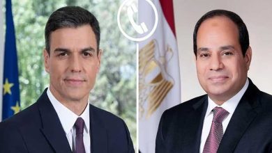 صورة الرئيس السيسي يتلقى اتصالًا هاتفيًا من رئيس الوزراء الإسباني