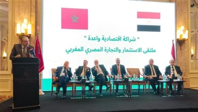 صورة مباحثات مصرية مغربية  لإنشاء خط ملاحي لإعادة تشغيل الطريق البري الساحلي المتوسطي