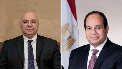 صورة الرئيس اللبناني: حين يقولون إنّ مصرَ أمُ الدنيا وبيروتَ ستُ الدنيا فهم يؤكدون للعالمِ أجمع أننا أُخْوة أشقاء