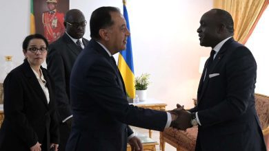 صورة نيابةً عن الرئيس السيسي.. رئيس الوزراء يُشارك في حفل تنصيب الرئيس الجابوني بريس نجيما