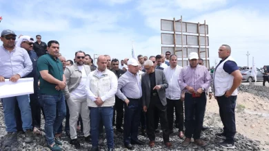 صورة “الوزير”  يتابع أعمال تنفيذ مشروع إنشاء خط سكة حديد بئر العبد – العريش