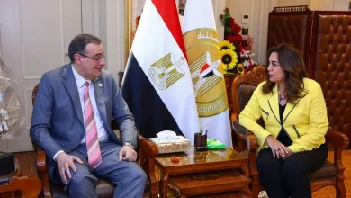 صورة وزيرة التنمية المحلية تبحث مع رئيس التنظيم والإدارة مجالات التعاون المشترك
