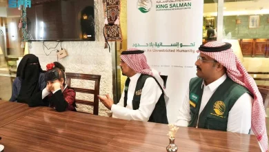 صورة السعودية تعالج طفلة فلسطينية مصابة بالسرطان