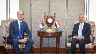 صورة وزير الخارجية والهجرة يستقبل رئيس الوزراء الصربي