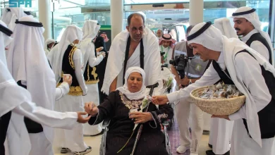 صورة “الشؤون الإسلامية” تستقبل أولى طلائع ضيوف برنامج خادم الحرمين الشريفين للحج والعمرة من ذوي الشهداء والأسرى والجرحى الفلسطينيين