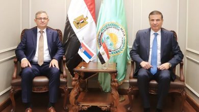 صورة تشكيل لجنة مشتركة بين مصر وصربيا لدراسة الفرص الاستثمارية المتاحة بالقطاع الزراعي