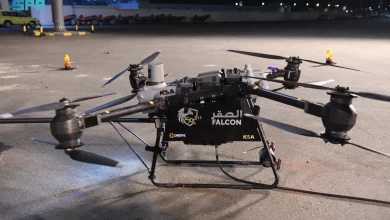 صورة قوات الدفاع المدني بالحج تطلق طائرة الدرون “صقر” ضمن منظومات الإطفاء والإنقاذ