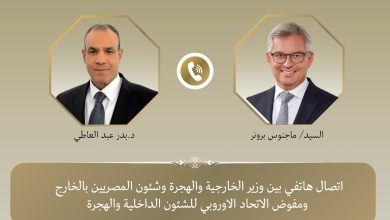 صورة وزير الخارجية يؤكد أهمية تعزيز التعاون مع الاتحاد الأوروبي من خلال نهج شامل يربط بين الهجرة والتنمية